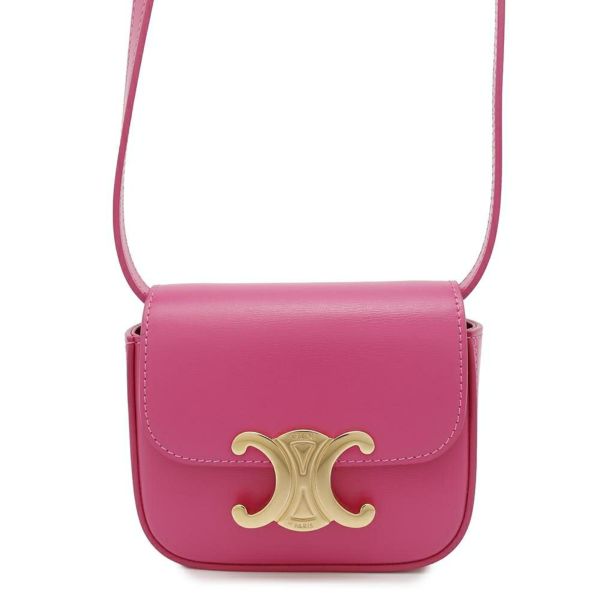 セリーヌ ショルダーバッグ ミニ クロード トリオンフ 10I513DPV CELINE ミニバッグ