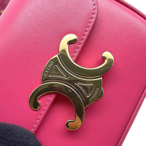 セリーヌ ショルダーバッグ ミニ クロード トリオンフ 10I513DPV CELINE ミニバッグ