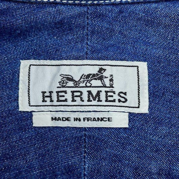 エルメス 半袖シャツ デニム コットン メンズサイズ38 HERMES アパレル ...