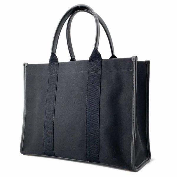 バレンシアガ トートバッグ ハードウェア ロゴ キャンバス 671400 BALENCIAGA バッグ 黒