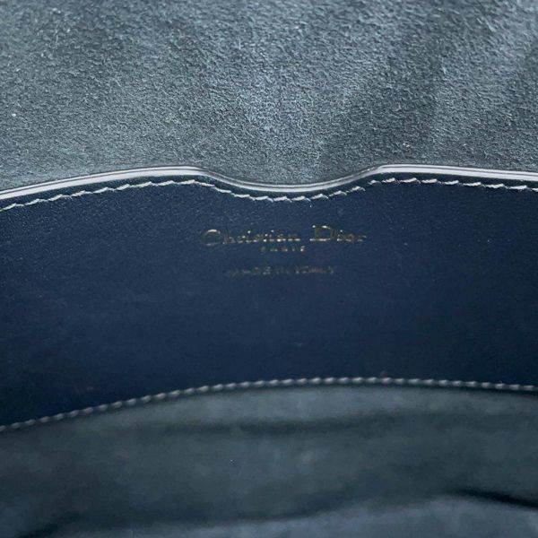 クリスチャン・ディオール ハンドバッグ スタッズ カーフレザー Christian Dior 2wayショルダーバッグ 黒