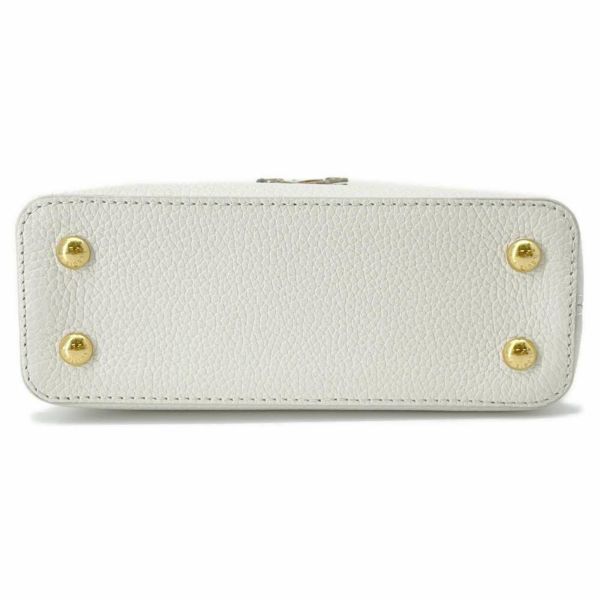 ルイヴィトン ハンドバッグ トリヨンレザー パイソン カプシーヌMINI N98477 LOUIS VUITTON 2wayショルダー 白 ホワイト