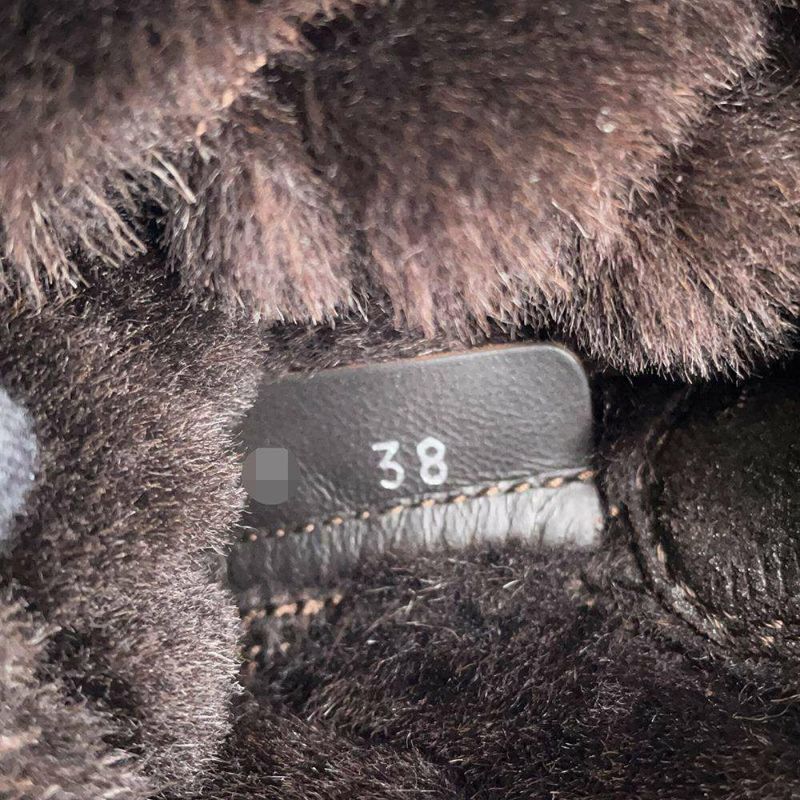 シャネル ブーツ マトラッセ ココマーク ムートン スエード レザー G29321 レディースサイズ38 CHANEL 靴