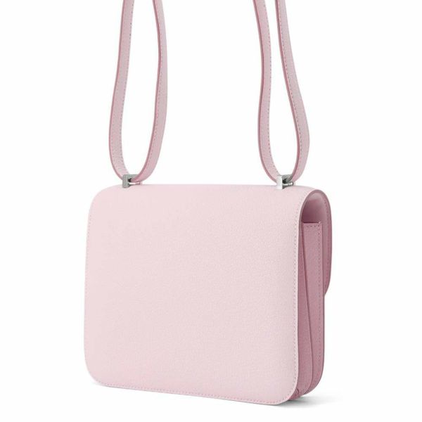 エルメス ミニ コンスタンス3 ミロワール モーヴペール/シルバー金具 シェブルミゾル W刻印