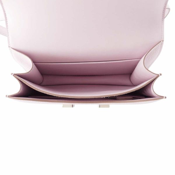 エルメス ミニ コンスタンス3 ミロワール モーヴペール/シルバー金具 シェブルミゾル W刻印