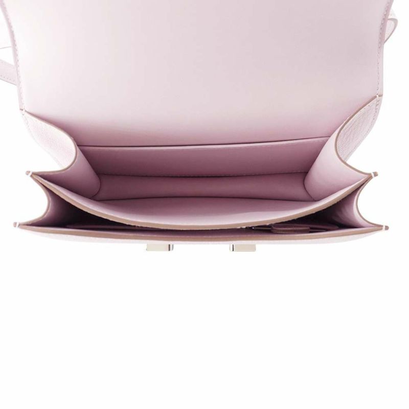 エルメス ミニ コンスタンス3 ミロワール モーヴペール/シルバー金具 シェブルミゾル W刻印