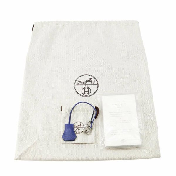 エルメス バーキン25 ヴェルソ ブルーアンクル/コルヴェール/シルバー金具 トリヨンノビーヨ Z刻印 HERMES Birkin