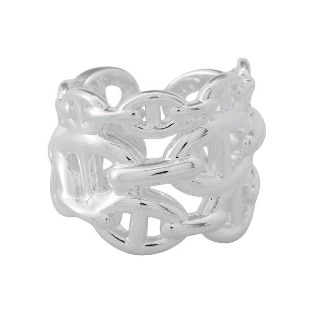 エルメス リング シェーヌダンクル アンシェネGM Enchainee SV925シルバー リングサイズ54 HERMES