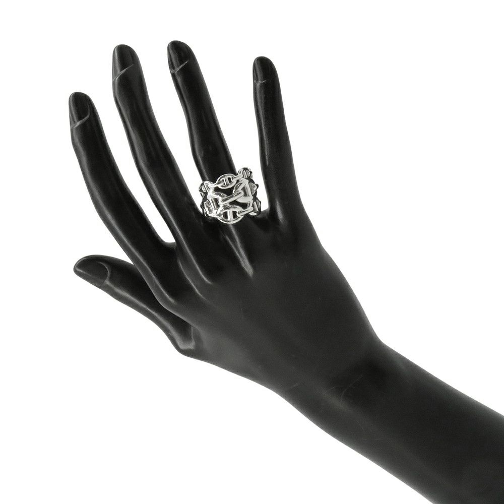 エルメス リング シェーヌダンクル アンシェネGM Enchainee SV925シルバー リングサイズ54 HERMES