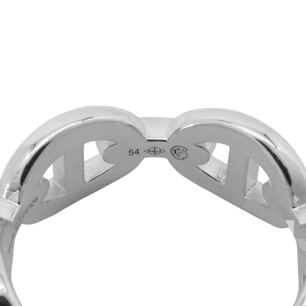 エルメス リング シェーヌダンクル アンシェネPM SV925シルバー リングサイズ54 HERMES ジュエリー