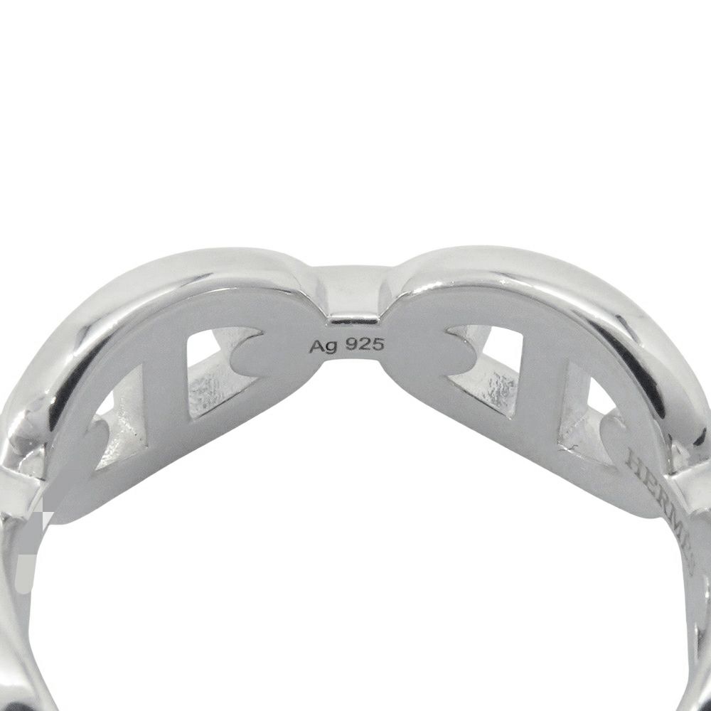 エルメス リング シェーヌダンクル アンシェネPM SV925シルバー リングサイズ54 HERMES ジュエリー