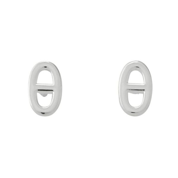 エルメス ピアス ファランドール シェーヌダンクル TPM SV925シルバー HERMES ジュエリー スタッドピアス