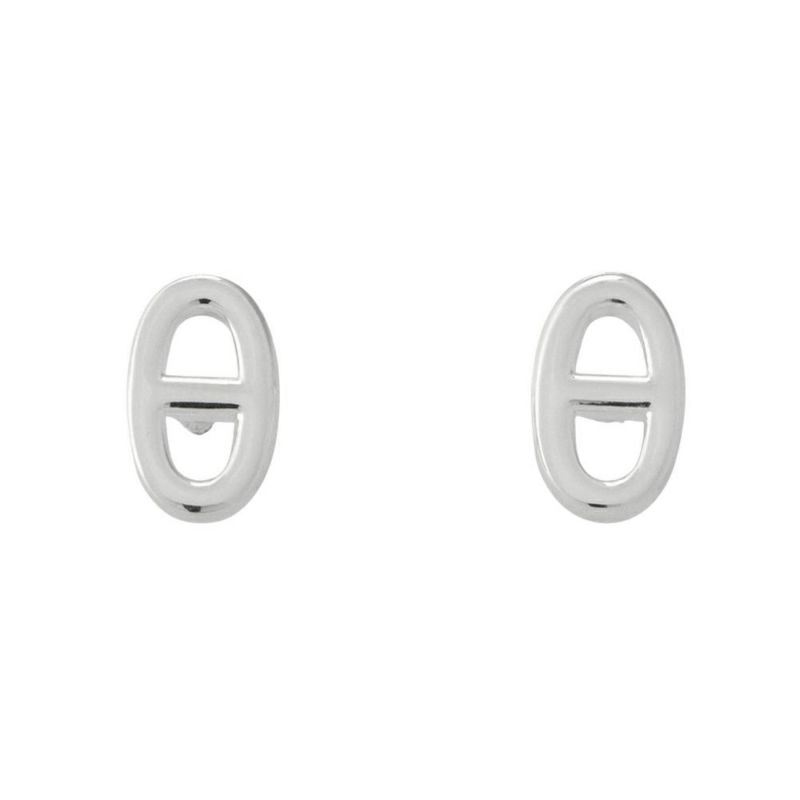 エルメス ピアス ファランドール シェーヌダンクル TPM SV925シルバー HERMES ジュエリー スタッドピアス
