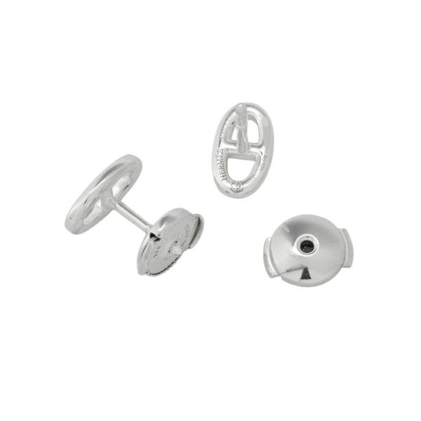 エルメス ピアス ファランドール シェーヌダンクル TPM SV925シルバー HERMES ジュエリー スタッドピアス