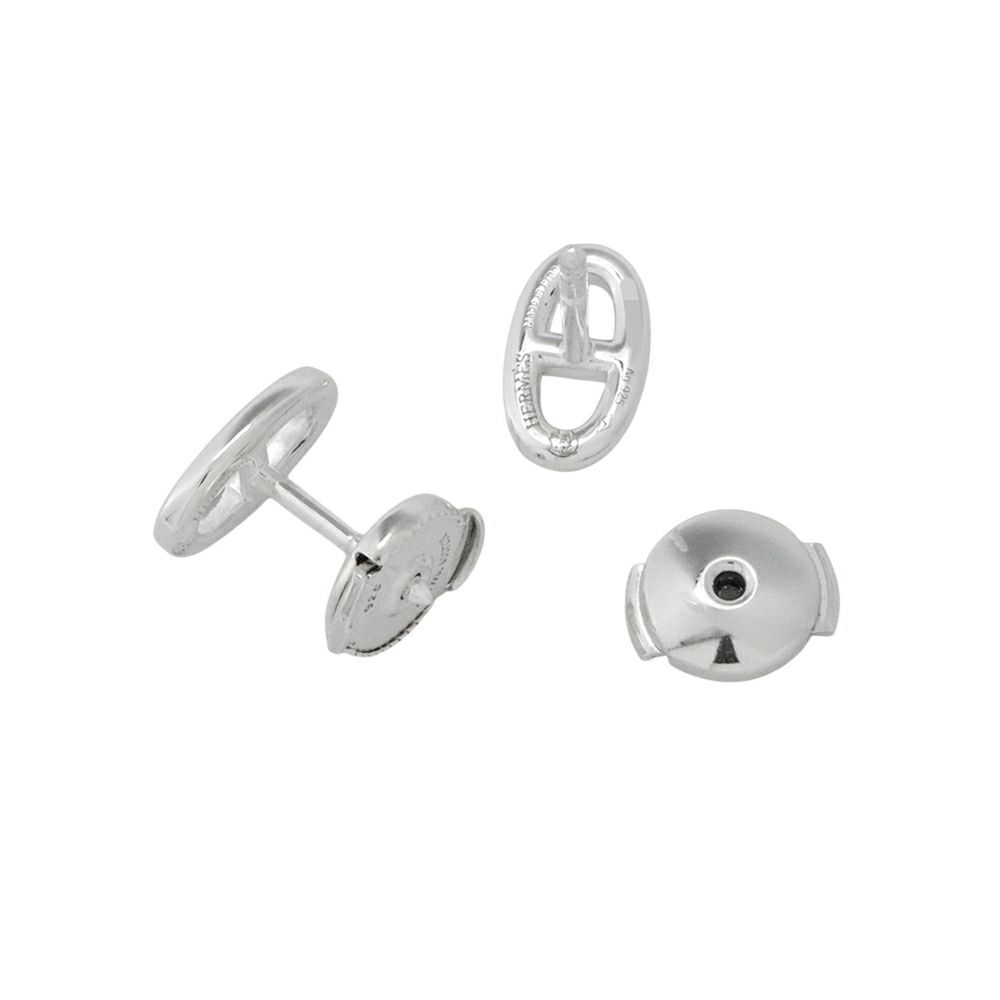 エルメス ピアス ファランドール シェーヌダンクル TPM SV925シルバー HERMES ジュエリー スタッドピアス