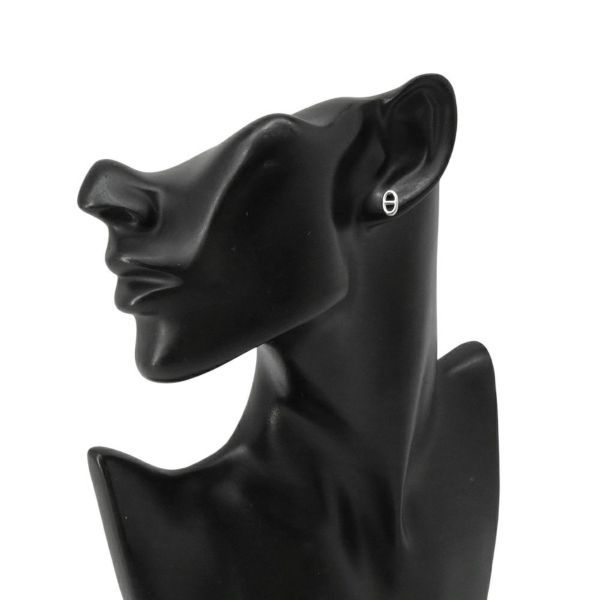 エルメス ピアス ファランドール シェーヌダンクル TPM SV925シルバー HERMES ジュエリー スタッドピアス