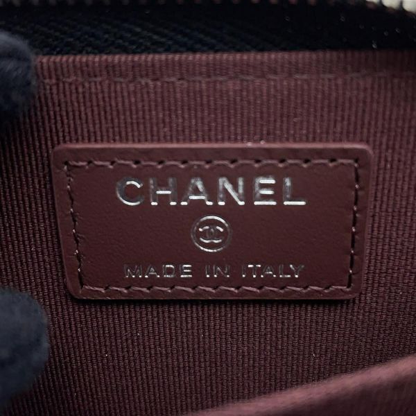 シャネル コインケース クラシック ジップコインパース マトラッセ ココマーク キャビアスキン AP0216 CHANEL 財布 黒