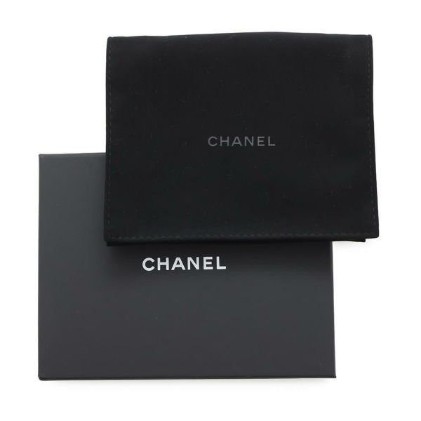 シャネル コインケース ココマーク マトラッセ ジップ コインパース ラインストーン キャビアスキン AP4560 CHANEL 財布 黒