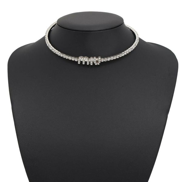 【購入者】miu miu クリスタルネックレス　5JC871 miu miu クリスタルネックレス 5JC871
