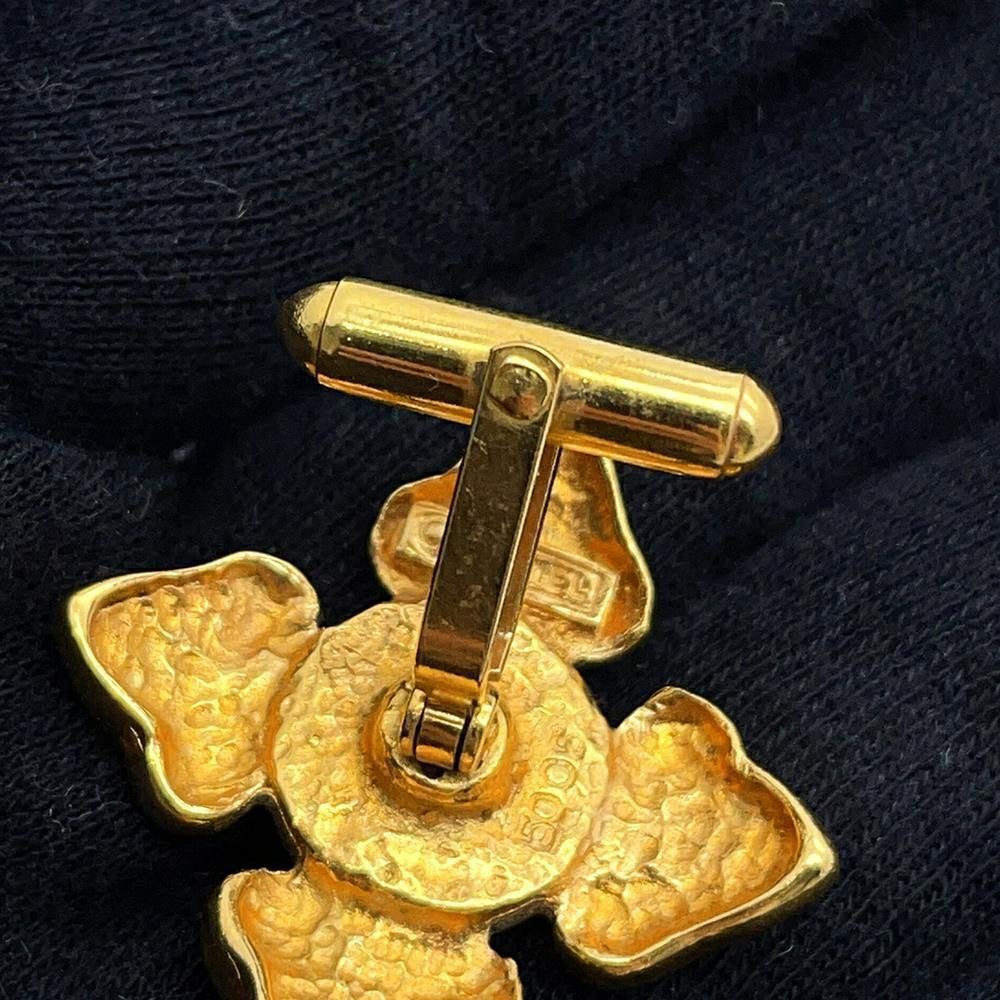 シャネル カフリンクス フェイクパール メタル CHANEL