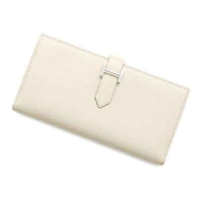 Aランク】エルメス HERMES ベアンスフレ 長財布 ヴォーエプソン