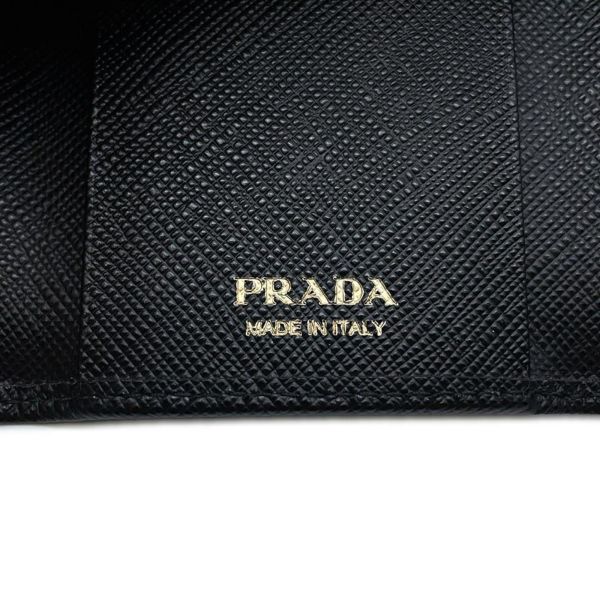 プラダ 6連キーケース サフィアーノ Saffianol 1PG222 PRADA キーケース 黒