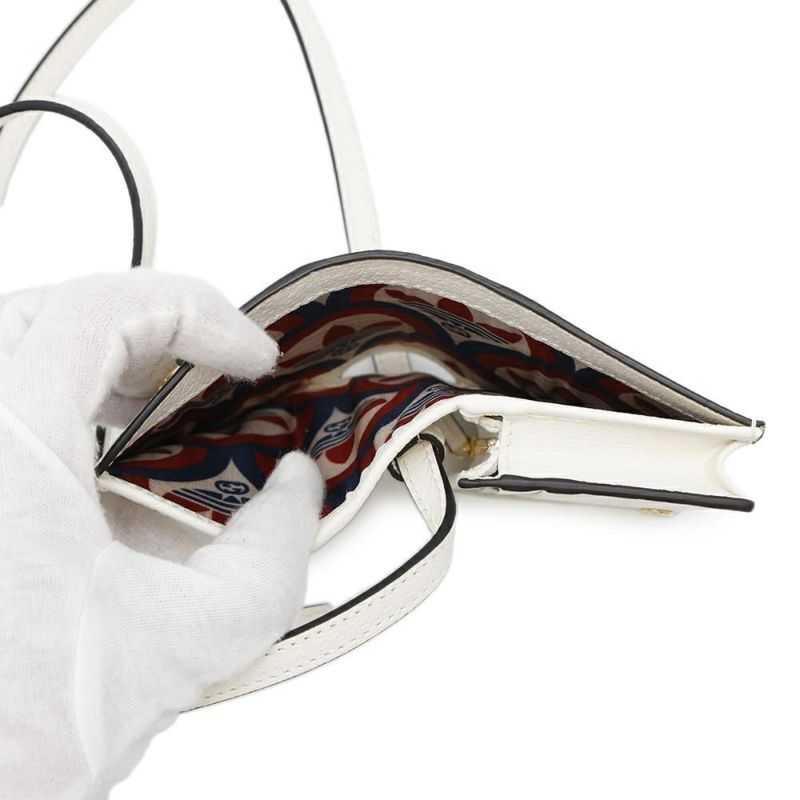 グッチ ショルダーウォレット アディダスコラボ ホースビット レザー 702248 GUCCI adidas 財布 白 黒