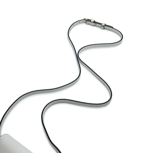 グッチ ショルダーウォレット アディダスコラボ ホースビット レザー 702248 GUCCI adidas 財布 白 黒