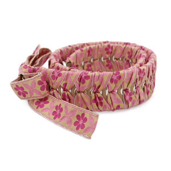 FENDI - フェンディ ショルダーストラップ 花柄 リボン ストラップユー 8AV077 FENDI フェンディ ショルダーストラップ 花柄 リボン ストラップユー