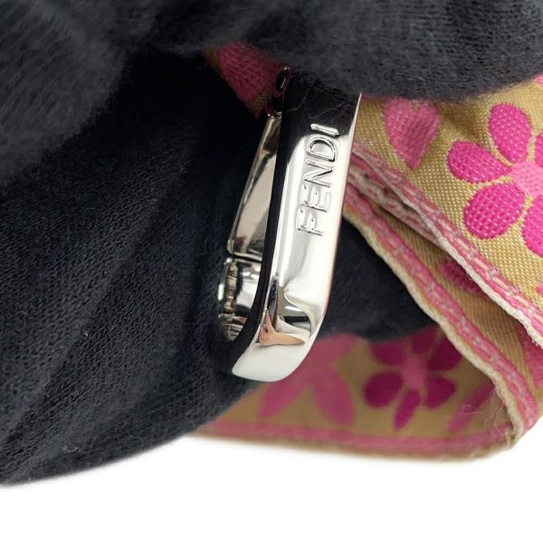 FENDI - フェンディ ショルダーストラップ 花柄 リボン ストラップユー 8AV077 FENDI フェンディ ショルダーストラップ 花柄 リボン ストラップユー