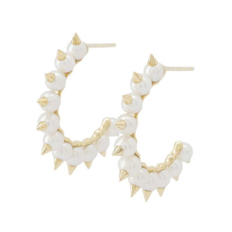 タサキ ピアス デインジャー トライブ イヤリング 淡水真珠 パール K18YG EC-3780 TASAKI フープピアス ジュエリー