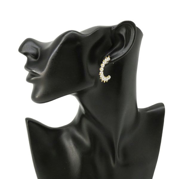 タサキ ピアス デインジャー トライブ イヤリング 淡水真珠 パール K18YG EC-3780 TASAKI フープピアス ジュエリー