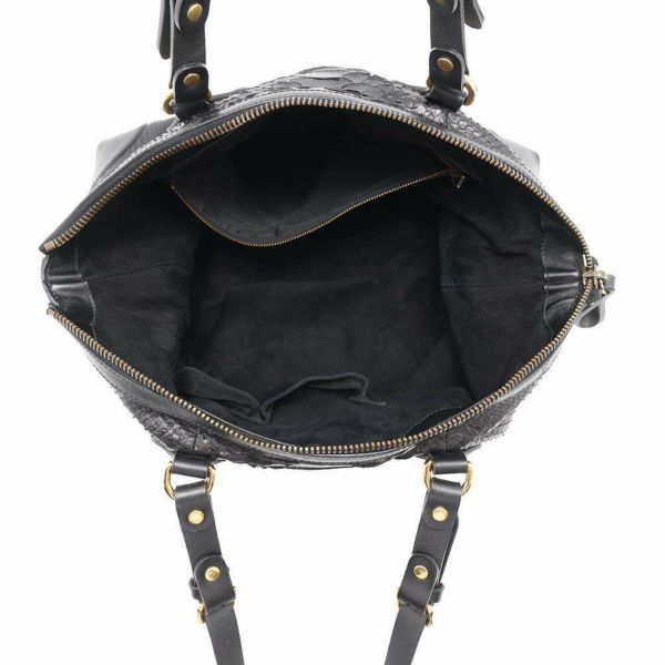 グッチ トートバッグ スタッズ パイソン 296875 GUCCI 2wayショルダーバッグ 黒