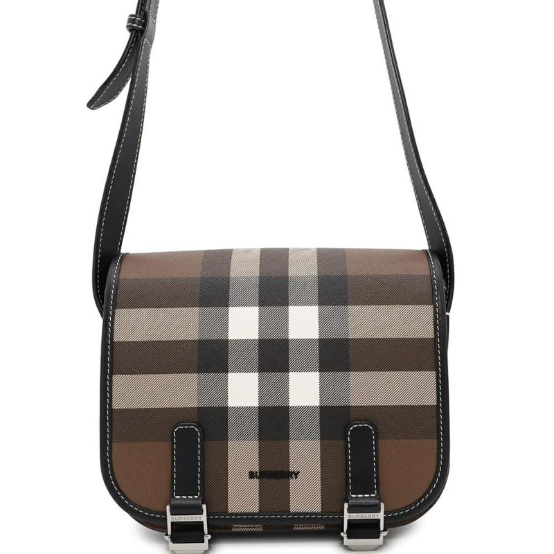 バーバリー タータンチェック ショルダーバッグ 8036552 BURBERRY バッグ チェック 黒