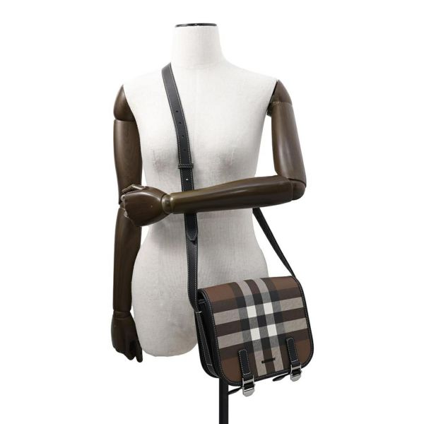 バーバリー タータンチェック ショルダーバッグ 8036552 BURBERRY バッグ チェック 黒