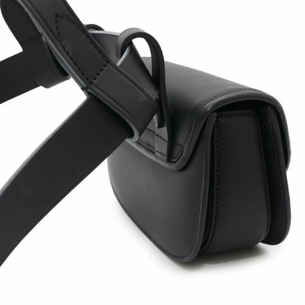 グッチ ボディバッグ バンブー 1947 ミニ ベルトバッグ レザー 681137 GUCCI ウエストバッグ ハンドバッグ 黒