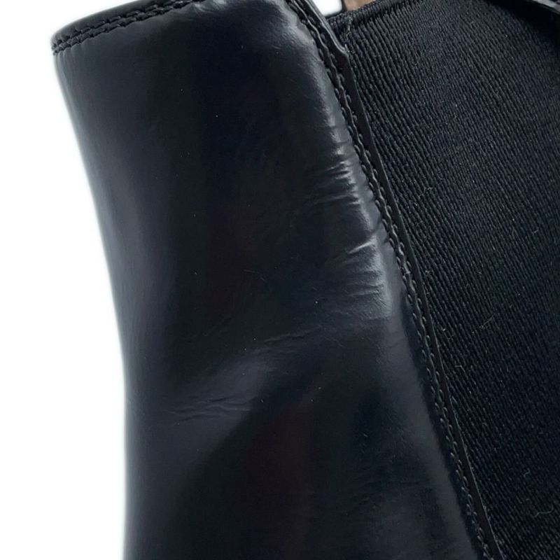 グッチ ブーツ GGマーモント サイドゴア ブーツ レザー レディースサイズ36 1/2 550036 GUCCI 靴 黒