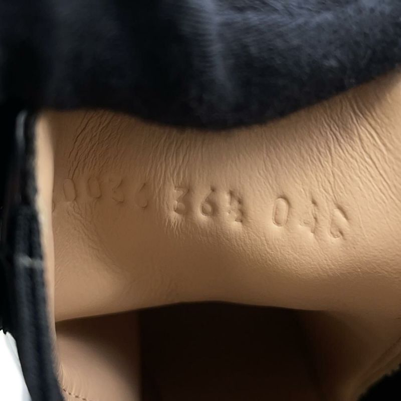 グッチ ブーツ GGマーモント サイドゴア ブーツ レザー レディースサイズ36 1/2 550036 GUCCI 靴 黒