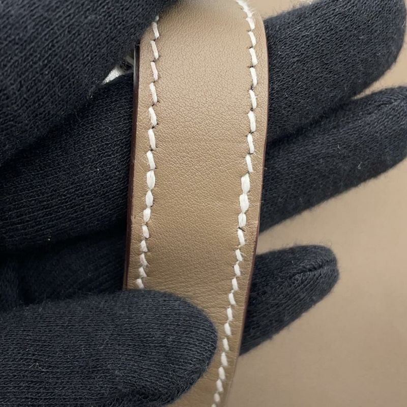 エルメス ボディバッグ ポルトフォイユ・ポッシャンプリュス エトゥープ/シルバー金具 スイフト U刻印