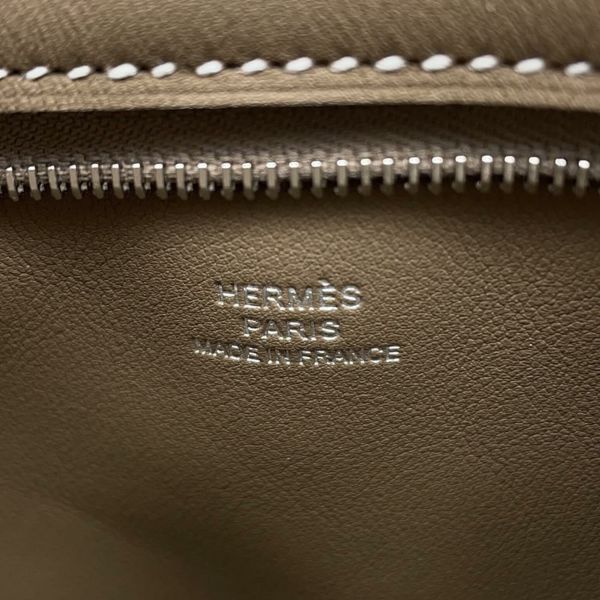 エルメス ボディバッグ ポルトフォイユ・ポッシャンプリュス エトゥープ/シルバー金具 スイフト U刻印