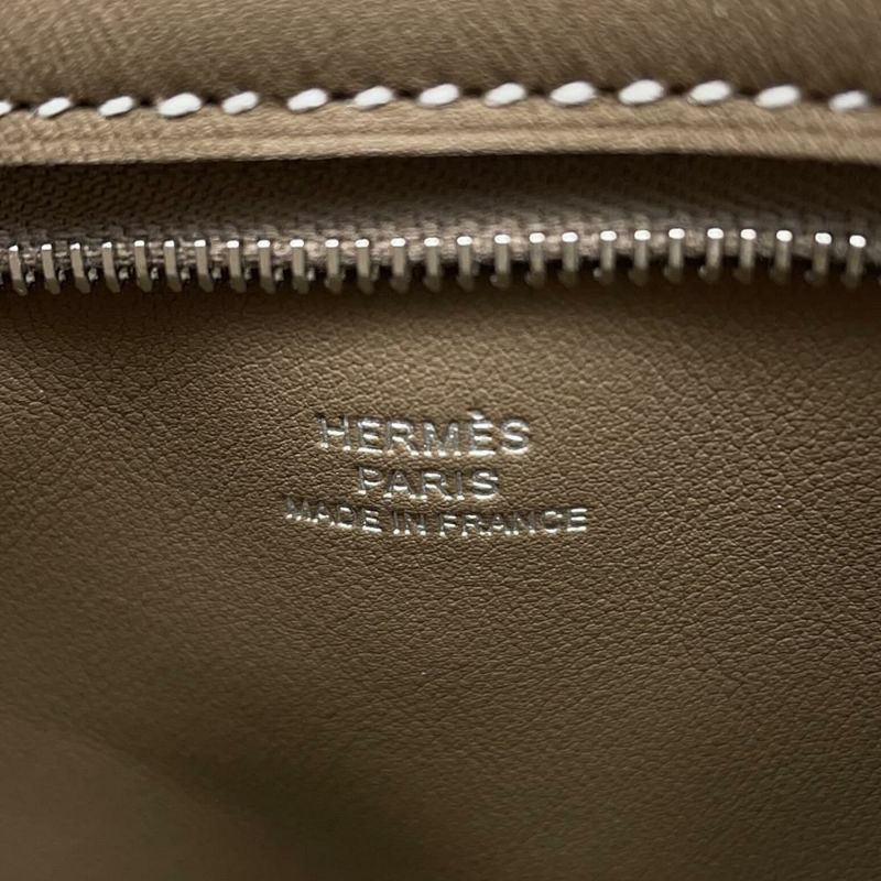 エルメス ボディバッグ ポルトフォイユ・ポッシャンプリュス エトゥープ/シルバー金具 スイフト U刻印