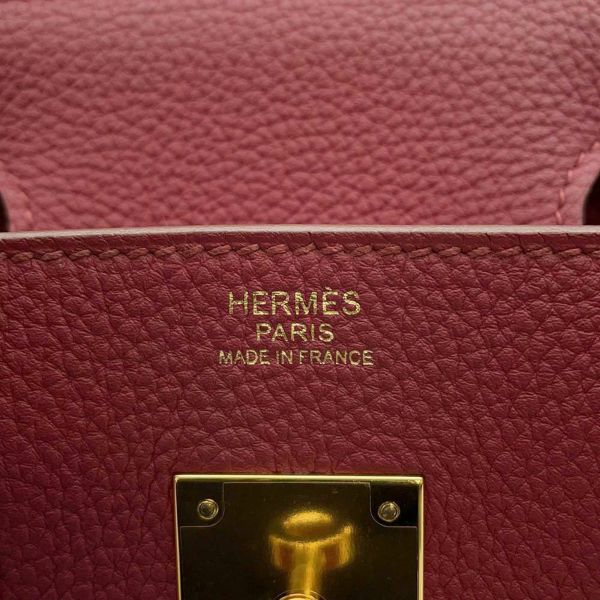 エルメス バーキン30 ルージュグレナ/ゴールド金具 トゴ T刻印 HERMES Birkin ハンドバッグ