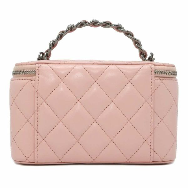 シャネル チェーンバニティバッグ マトラッセ ココマーク ラムスキン AP3593 CHANEL バッグ