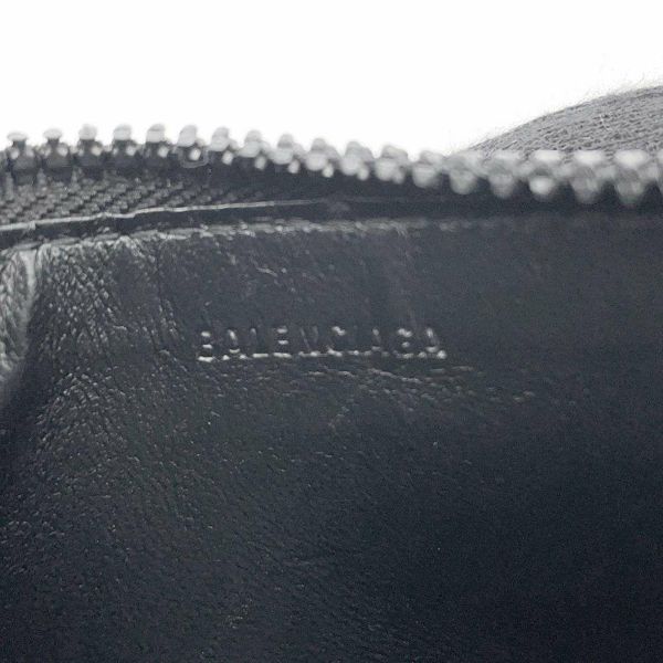 バレンシアガ カードケース CAR LONG COIN AND CARD HOLDER レザー 663714 BALENCIAGA 小銭入れ 黒