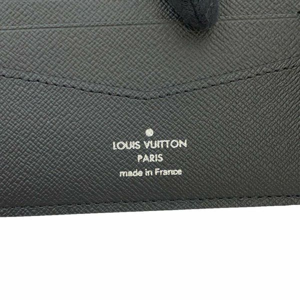 ルイヴィトン 二つ折り財布 タイガ ポルトフォイユ・スレンダー M30539 LOUIS VUITTON 黒 ブラック