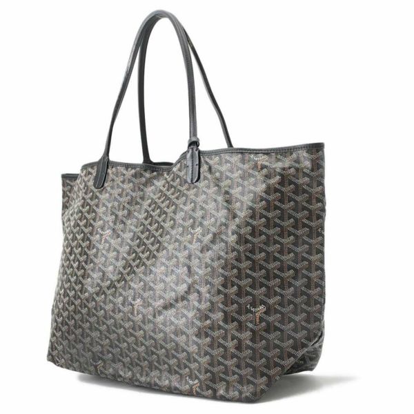 ゴヤール トートバッグ サンルイGM Saint Louis GOYARD バッグ ポーチ付き 黒