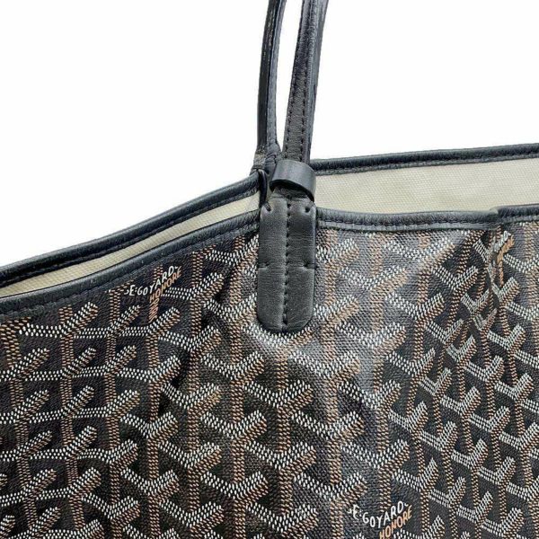 ゴヤール トートバッグ サンルイGM Saint Louis GOYARD バッグ ポーチ付き 黒