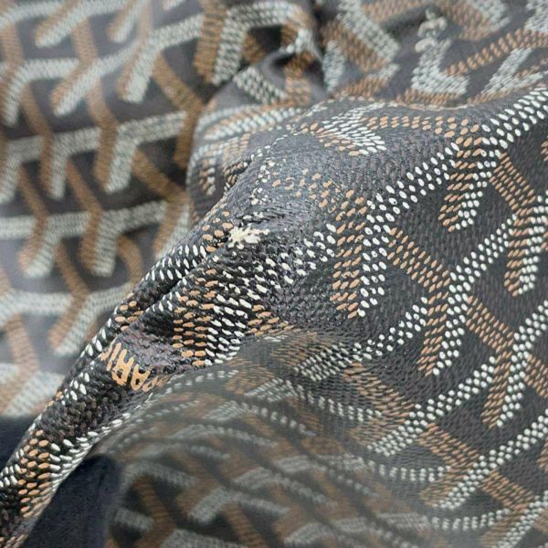 ゴヤール トートバッグ サンルイGM Saint Louis GOYARD バッグ ポーチ付き 黒