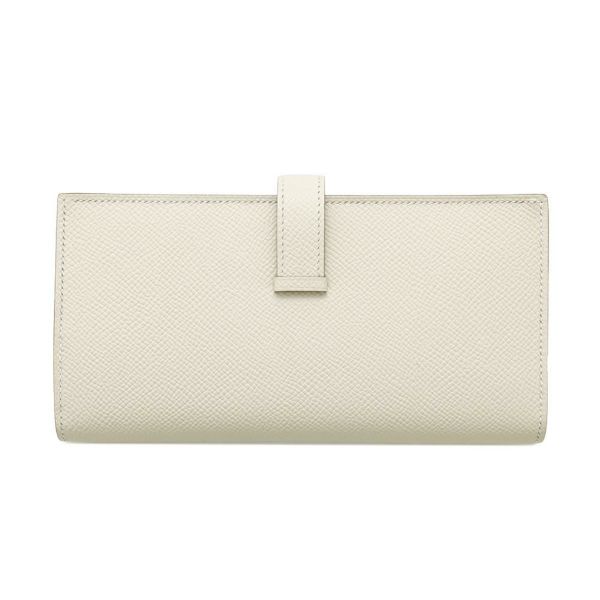 エルメス 長財布 ベアンスフレ クレ/ゴールド金具 エプソン W刻印 HERMES 財布