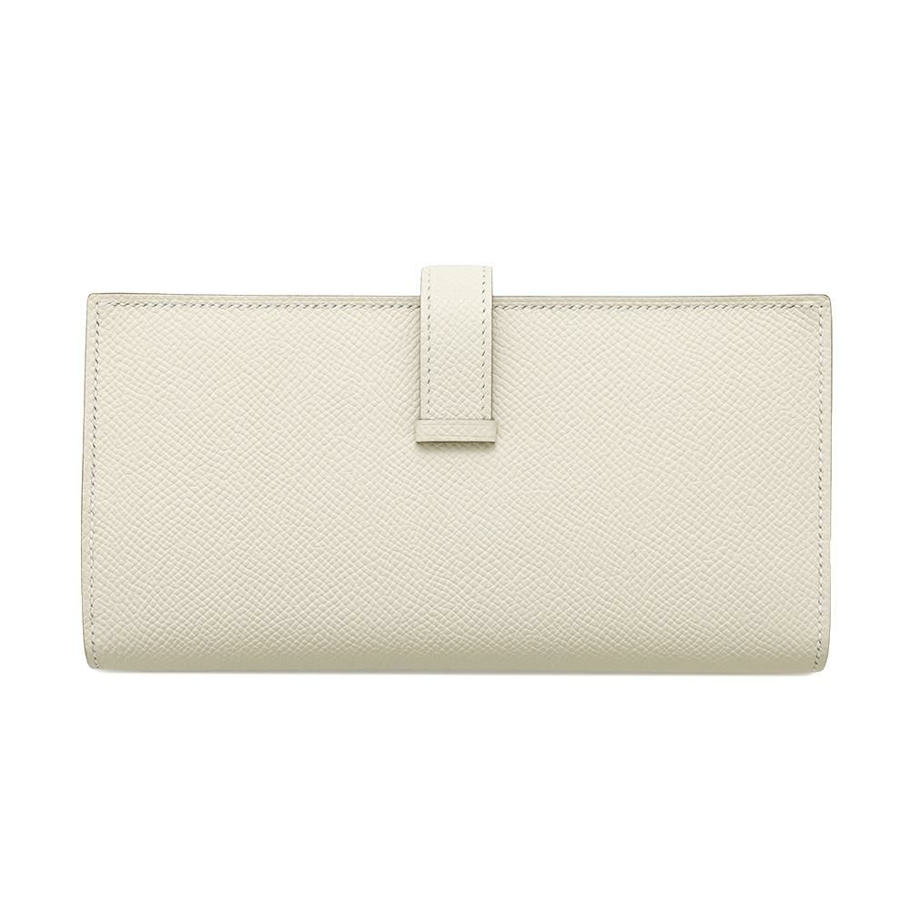 エルメス 長財布 ベアンスフレ クレ/ゴールド金具 エプソン W刻印 HERMES 財布